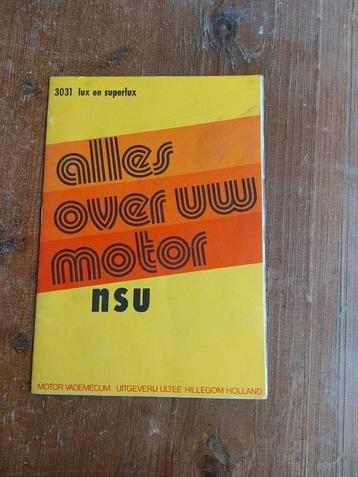 Alles over uw motor - NSU lux en Superlux beschikbaar voor biedingen
