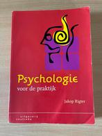 Jakop Rigter - Psychologie voor de praktijk, Ophalen of Verzenden, Zo goed als nieuw, Jakop Rigter