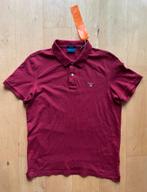 Gant polo t shirt ( wijn ) rood regular fit L, Maat 52/54 (L), GANT, Ophalen of Verzenden, Zo goed als nieuw