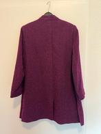 Edgar Vos Jasje Maat 44/46, Kleding | Dames, Jasjes, Kostuums en Pakken, Paars, Maat 46/48 (XL) of groter, Zo goed als nieuw, Jasje