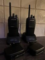 2x Tk3701d Kenwood portofoon set met opladers, Telecommunicatie, Portofoons en Walkie-talkies, Ophalen of Verzenden, Gebruikt