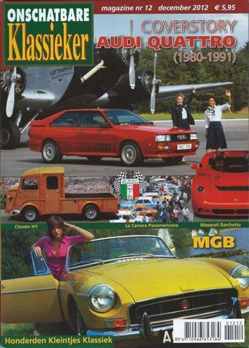 OK 12 2012 : Audi Quattro Coupe - Mazda RX7 - Citroen HY  beschikbaar voor biedingen