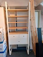 Ervarli stelling/kledingkast ikea bamboe met planken/lades, Ophalen, Zo goed als nieuw