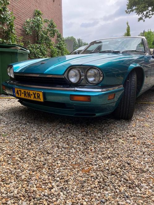 Turquoise Jaguar XJS cabrio 1995, Auto's, Jaguar, Particulier, XJS, Benzine, Cabriolet, Automaat, Overige kleuren, Beige, Leder
