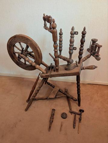 Antiek Spinnenwiel - Decoratief Object beschikbaar voor biedingen