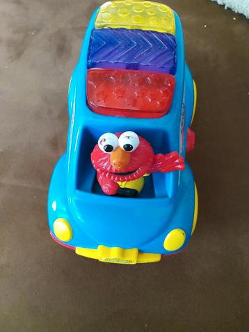 Vintage Retro Elmo Sesamstraat auto met licht en geluid  beschikbaar voor biedingen