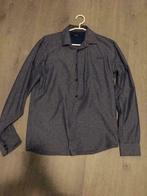 Refill blouse blauw licht glanzend maat S, Kleding | Heren, Blauw, Halswijdte 38 (S) of kleiner, Refill, Ophalen of Verzenden