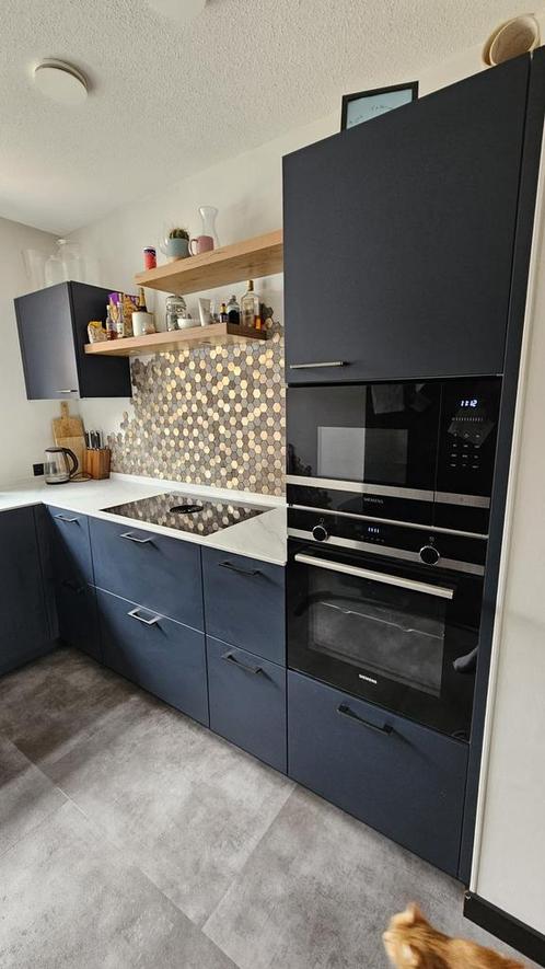 CityLine Silves keuken 2021, Huis en Inrichting, Keuken | Complete keukens, Zo goed als nieuw, Hoekkeuken, Blauw, Ophalen