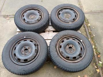 15" WINTERSET 5x100 6Jx15" VW GOLF 4 VW POLO 195 65 15 6MM beschikbaar voor biedingen