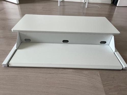 AirRise Pro Verstelbaar Zit Sta Bureau Verhoger Wit, Computers en Software, Laptopstandaarden, Zo goed als nieuw, In hoogte verstelbaar