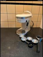 Artisan Espresso apparaat en koffiemolen Kitchenaid amandel, Witgoed en Apparatuur, Koffiezetapparaten, Ophalen of Verzenden, Zo goed als nieuw