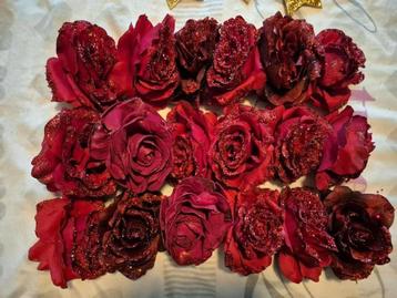 Grote rode rozen 18 stuks beschikbaar voor biedingen