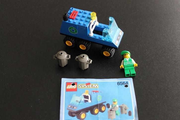 lego vintage vuilniswagen 6564, Kinderen en Baby's, Speelgoed | Duplo en Lego, Zo goed als nieuw, Lego, Complete set, Ophalen of Verzenden