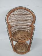 Set Rieten Poppen Pauwenstoel (Outlet De Overkant), Gebruikt, Ophalen of Verzenden, Nb, Nb
