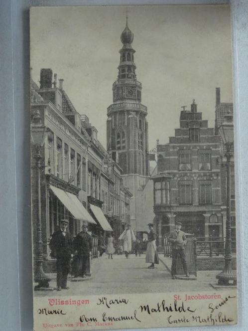 VLISSINGEN    St.Jacobstoren, Verzamelen, Ansichtkaarten | Nederland, Gelopen, Zeeland, Voor 1920, Verzenden
