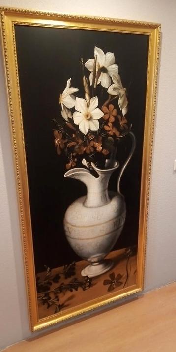 Super gaaf groot schilderij  beschikbaar voor biedingen