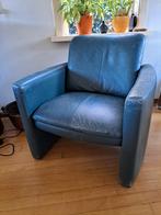 Leolux stoel. Farioli. Groen leder., Huis en Inrichting, Ophalen, Gebruikt, Design, 50 tot 75 cm