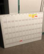 Whiteboard jaarplanner, Ophalen, Gebruikt, Magneetbord