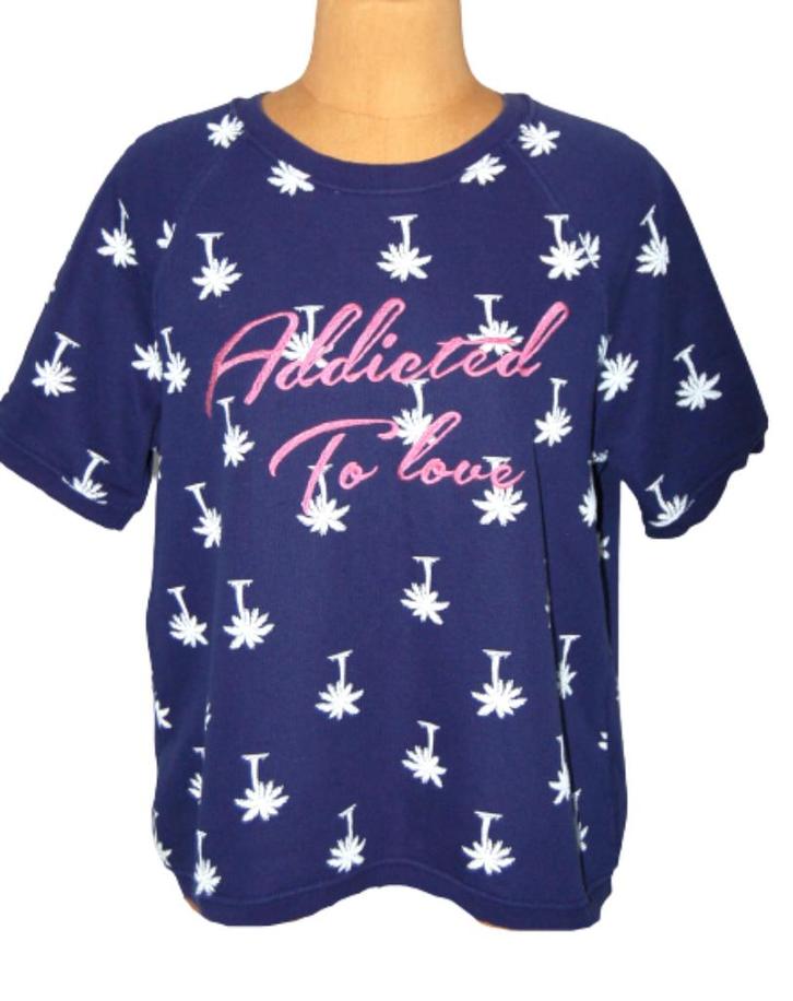 Zoe Karssen trui, top, Addicted To Love, Mt. M, Kleding | Heren, Truien en Vesten, Zo goed als nieuw, Maat 48/50 (M), Blauw, Verzenden