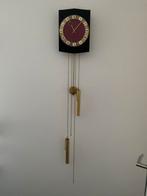 Vintage United Clockworks Wandklok Jaren 70, Huis en Inrichting, Woonaccessoires | Klokken, Ophalen of Verzenden, Gebruikt, Analoog