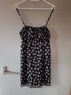 Zomertop met madeliefjes - Maat S, Zwart, Zo goed als nieuw, Maat 36 (S), Bershka