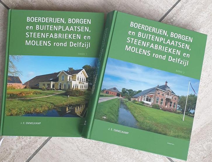 Boerderijen rond Delfzijl - 2 delen, Boeken, Streekboeken en Streekromans, Nieuw, Groningen, Ophalen of Verzenden