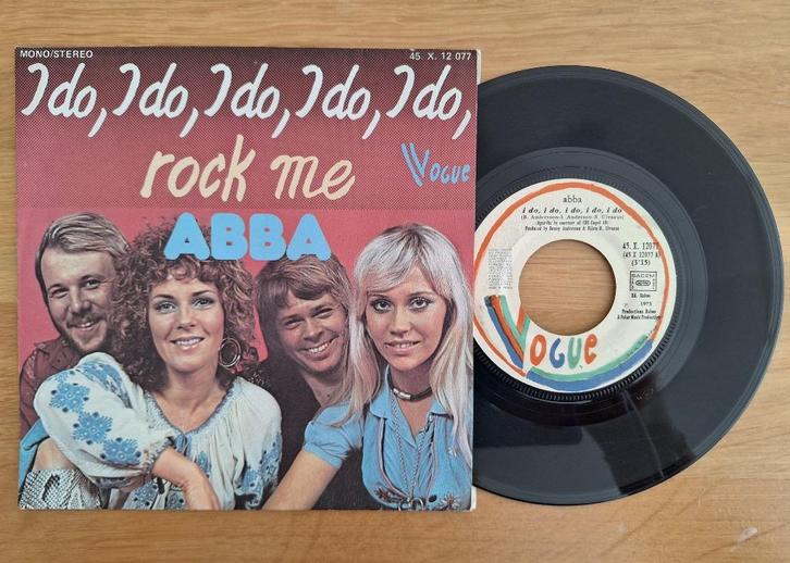 ABBA single I do, I do, I do, I do, I do bijzondere fotohoes, Cd's en Dvd's, Vinyl Singles, Zo goed als nieuw, Single, Pop, 7 inch