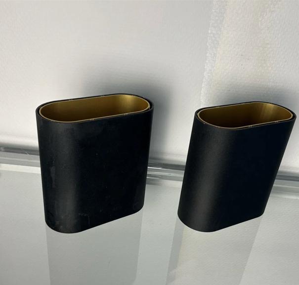 Modular Duell zwarte design wandlampen, Huis en Inrichting, Lampen | Wandlampen, Zo goed als nieuw, Ophalen