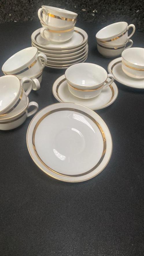 Stijlvol vintage Arzberg mokkakopje‑set, Antiek en Kunst, Antiek | Servies los, Ophalen of Verzenden
