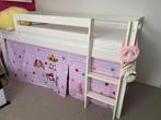Hoge Kinderbed, Kinderen en Baby's, Kinderkamer | Bedden, Ophalen, Gebruikt, 70 tot 85 cm, Matras