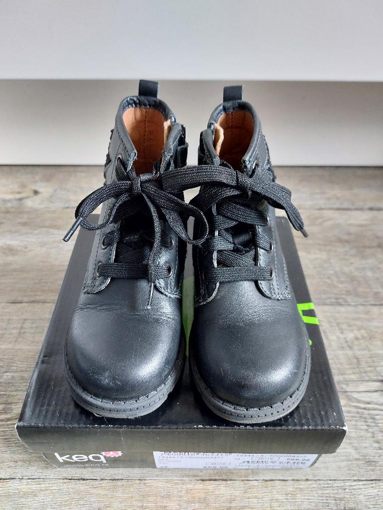 Lederen schoenen maat 24 (Keq), Meisje, Keq, Schoenen, Ophalen of Verzenden