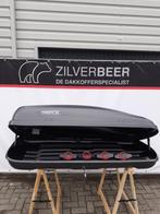 Te huur: Hapro Traxer 5.6 Skibox + Thule Dakdragers, Ophalen, Zo goed als nieuw