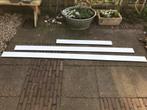 Plinten Cando, gebruikt, wit, ca. 5mtr, Doe-het-zelf en Verbouw, Gebruikt, Ophalen of Verzenden, Mdf, 200 tot 250 cm