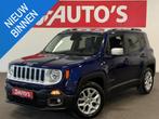 Jeep Renegade 1.4 MultiAir Limited NAVIGATIE, CRUISE, ECC AI, Automaat, Gebruikt, 4 cilinders, Blauw