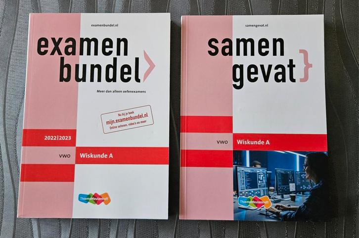 Wiskunde A VWO Examenbundel + Samengevat, Boeken, Schoolboeken, Zo goed als nieuw, Wiskunde A, VWO, Ophalen of Verzenden