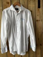 Wit overhemd Culture - maat XL - modern fit blauwe accenten, Culture, Blauw, Ophalen of Verzenden, Zo goed als nieuw