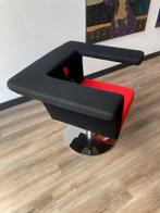 Zeer mooie Design (draai)stoel De stoel kan draaien, Ophalen, Metaal, Zwart, Zo goed als nieuw