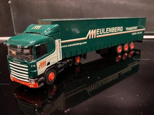 Lion Scania R serie firma  Meulenberg in doos, Hobby en Vrije tijd, Modelauto's | 1:50, Nieuw, Bus of Vrachtwagen, Lion Toys, Ophalen of Verzenden