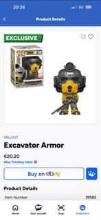 Fallout 76 Excavator Armor Funko Pop!, Ophalen of Verzenden, Nieuw, Avontuur en Actie
