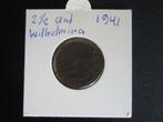 Te Koop 2 1/2 Cent  1941  Koningin Wilhelmina, Ophalen of Verzenden, Koningin Wilhelmina, Overige waardes, Losse munt