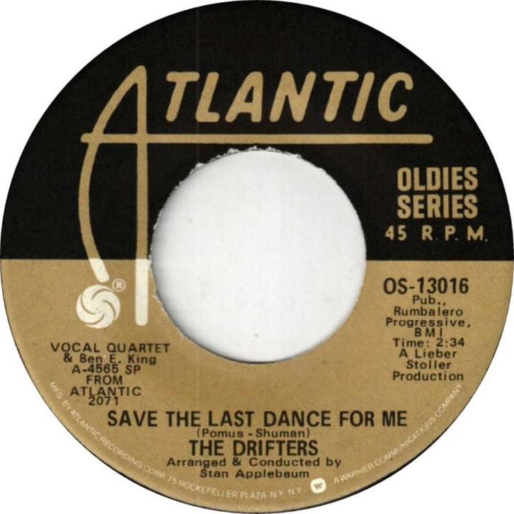The Drifters - Save The Last Dance For Me DUBBELHIT 1960/62, Cd's en Dvd's, Vinyl Singles, Gebruikt, R&B en Soul, Ophalen