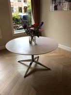 Knoll studio Florence table desk verchroomd staal 130 cm, Huis en Inrichting, Ophalen, Overige materialen, Gebruikt, 100 tot 150 cm