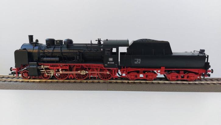 Fleischmann HO 4826 K Stoomloc BR 38 DB (NIEUWSTAAT), Hobby en Vrije tijd, Modeltreinen | H0, Zo goed als nieuw, Locomotief, Gelijkstroom