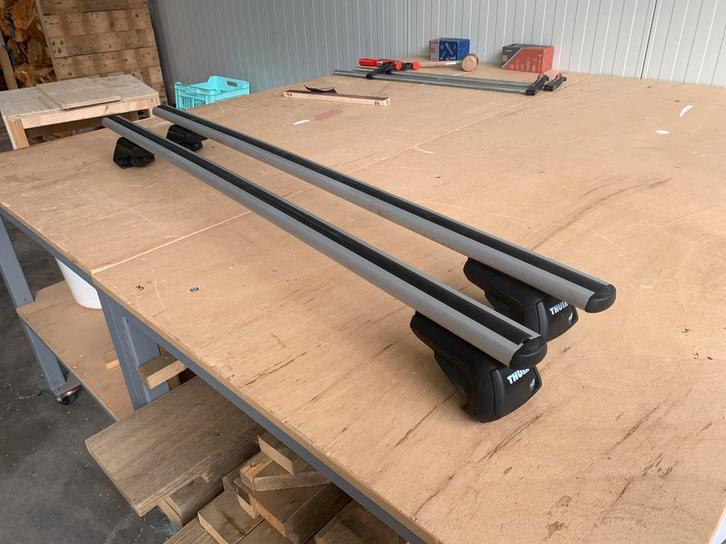 Dakdragers Thule Smartrack XT 136cm voor openrails, Auto diversen, Dakdragers, Zo goed als nieuw, Ophalen