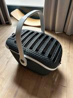 Curver kattenmand antraciet - transportbox, Dieren en Toebehoren, Kattenmanden, Ophalen of Verzenden, Zo goed als nieuw