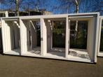 Hardhouten kozijn met 2 schuifdeuren 4 vakken, Ophalen, Nieuw, Buitendeur, Schuifdeur