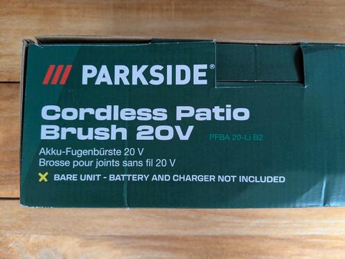 Parkside tegel borstel accu, Tuin en Terras, Veegmachines, Nieuw, Ophalen of Verzenden