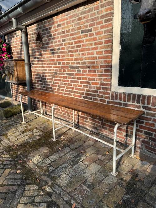 Bank Stationsbank Vintage, Antiek en Kunst, Antiek | Meubels | Stoelen en Banken, Ophalen