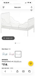 ikea minnen kinder bed + mattress, Ophalen, Zo goed als nieuw, Minder dan 140 cm, 70 tot 85 cm