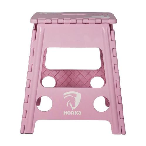Zwart, roze en blauw opstapkrukje Horka Get Up, Dieren en Toebehoren, Paarden en Pony's | Overige Paardenspullen, Nieuw, Dressuur